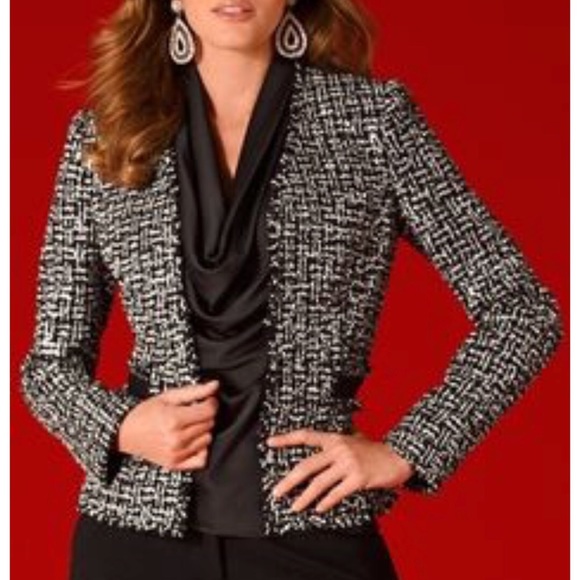 Boston Proper Tweed Blazer 